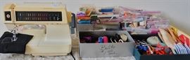 Sewing machine and accessories