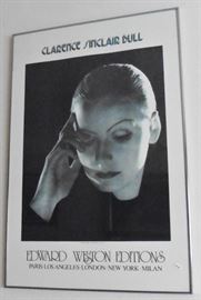 Greta Garbo framed poster.