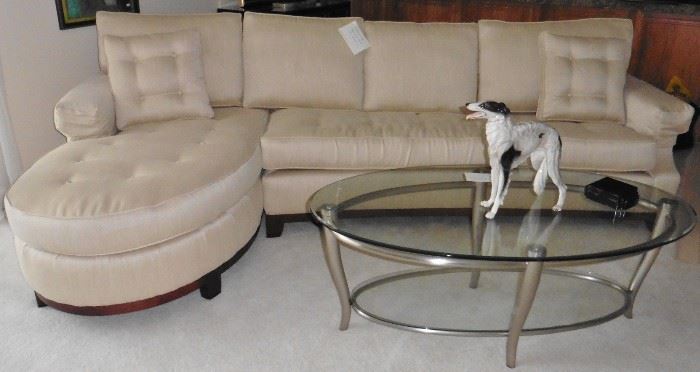 Thomasville sectional sofa in excellent condition. Lovely piece! Dog sold