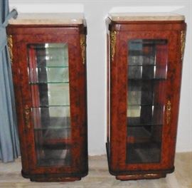 French display cabinets