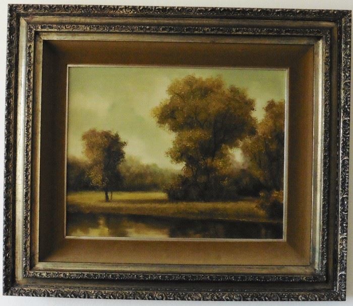 Landscape oil painting. Not signed