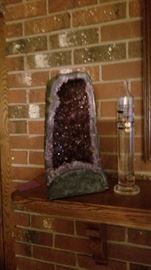 "Church" amethyst geode, approximately  14 " tall