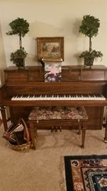 Lowrey piano with bench