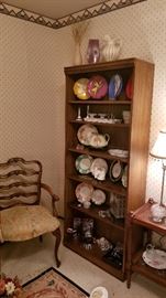 Over view of vintage china and set of Givenchy plates