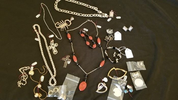 Nice selection of sterling silver jewelry