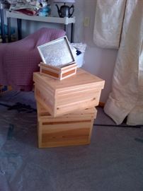Wooden Metal Lined Shipping Boxes