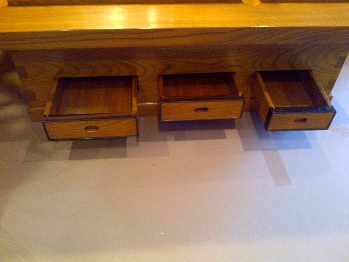 Authentic Japanese Dining/Tea/Coffee Table Storage Drawers