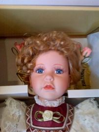 Porcelain Head Doll with original Box