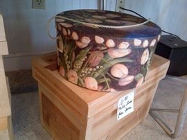 Wooden Metal Lined Storage Box