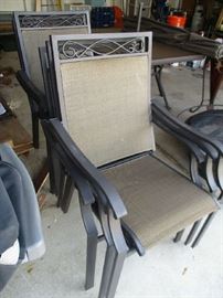 PATIO CHAIRS (GOES W/TABLE)