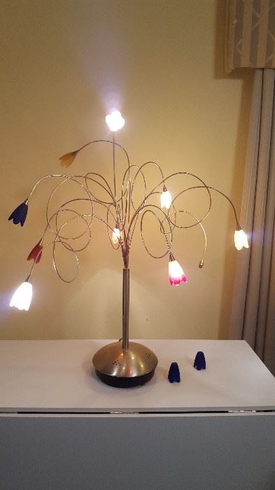 Funky Floral Lamp