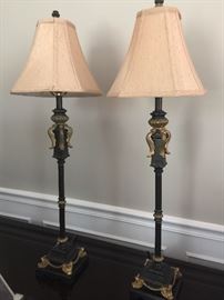 matching set of table lamps