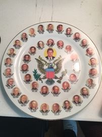 presidential plate