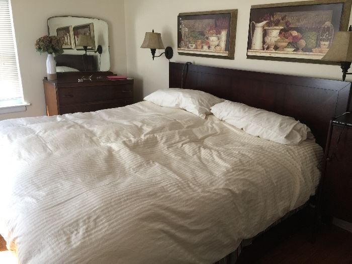 king size mattress and bed frame