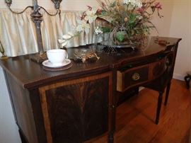 nice buffet, vintage