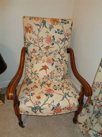 side chair, the matching drapes can be purchased