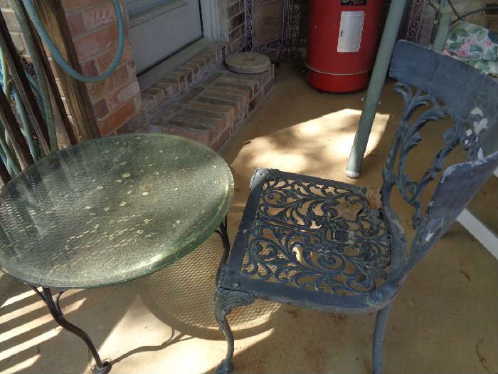 set of these chairs, small table