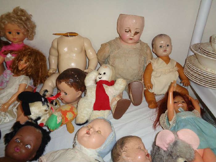 we have lots of dolls