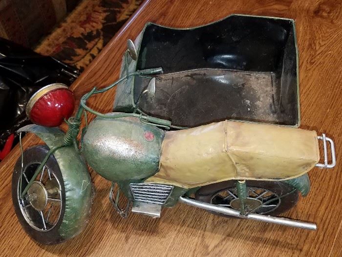 Motorcycle planter