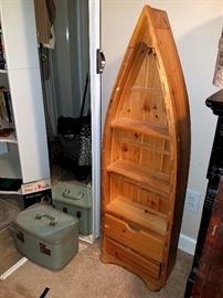 Canoe bookcase