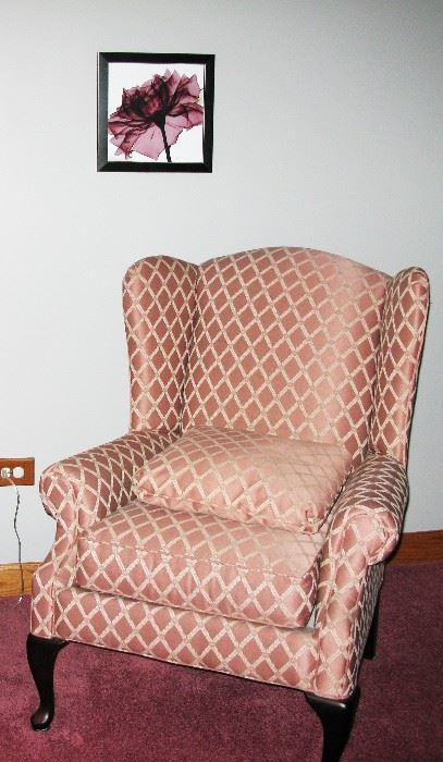 wing back chair   BUY IT NOW  $ 85.00