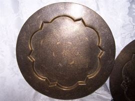 NIELLO PERSIAN TRAYS  VERY FINE WORK