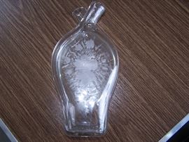 EARLY BOTTLE  ENGRAVED 