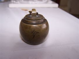 SCROLL WEIGHT ( HEAVY AND SIGNED ON TOP 