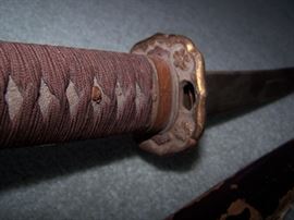 MAYBE SIGNED INSIDE HANDLE 