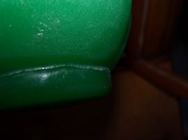 SIGNED ON BOTTOM FLEUR DE LIS 