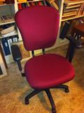 Swivel office chair, very good condition. Arms and back adjust.