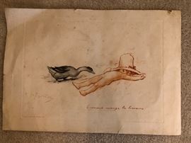 Signed Chalk? Drawing