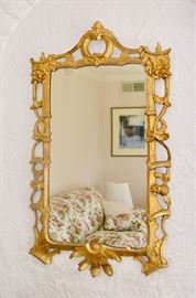 Gold Accent Wall Mirror