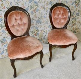 Vintage Oval Back Chairs