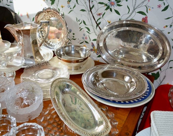 Silver Plate Serving Items