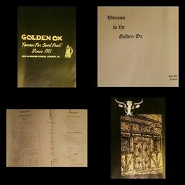 Golden Ox Menu