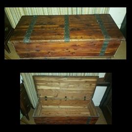 Beautiful and aromatic cedar chest