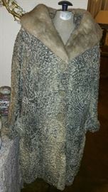 Lambs Wool Women's Vintage Coat