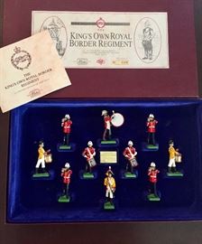 Kings Own Royal Border Regiment toy soldier set