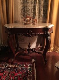 Rosewood Rococo Turtle Top Table