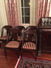 Set of 10 Empire Dining Chairs