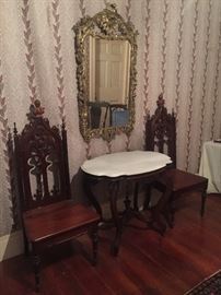 Pair of Gothic Chairs