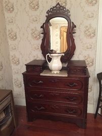Victorian Walnut Dresser