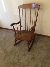 Rocking Chair Sprague and Carleton Americana Maple BUY IT NOW $60