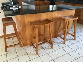 3 Sway seat Bar stools BUY IT NOW $120