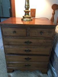 3 Drawer Night stand Americana 24"L x 18w X 31 H BUY IT NOW $40