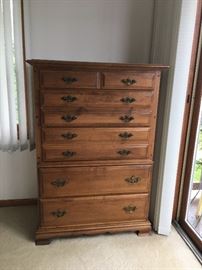 5 Drawer Americana Style Highboy 36"L x 19" W x 52" H  BUY IT NOW!! $120