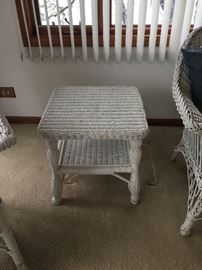 BUY IT NOW!!! Indoor Outdoor Patio Wicker Side Table $30