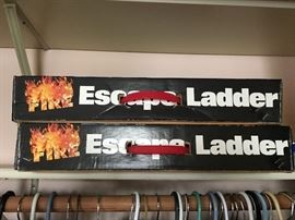 3 Fire escape ladders