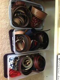 Ladies and Mens Belts